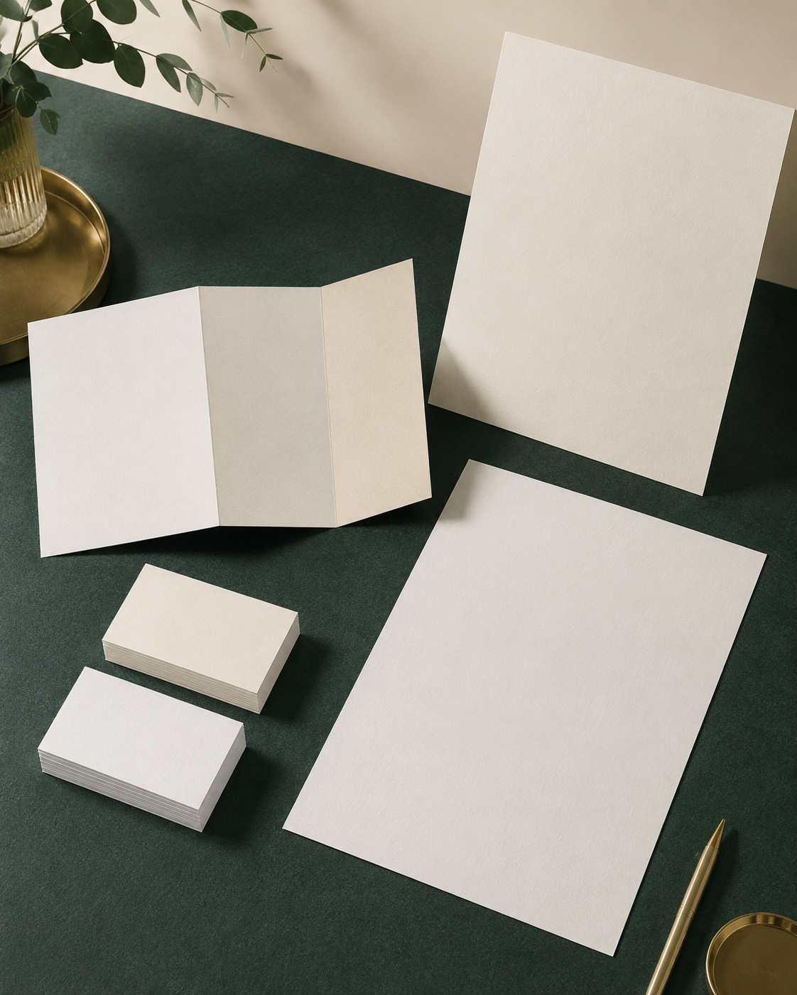 Premium commercial printing materials