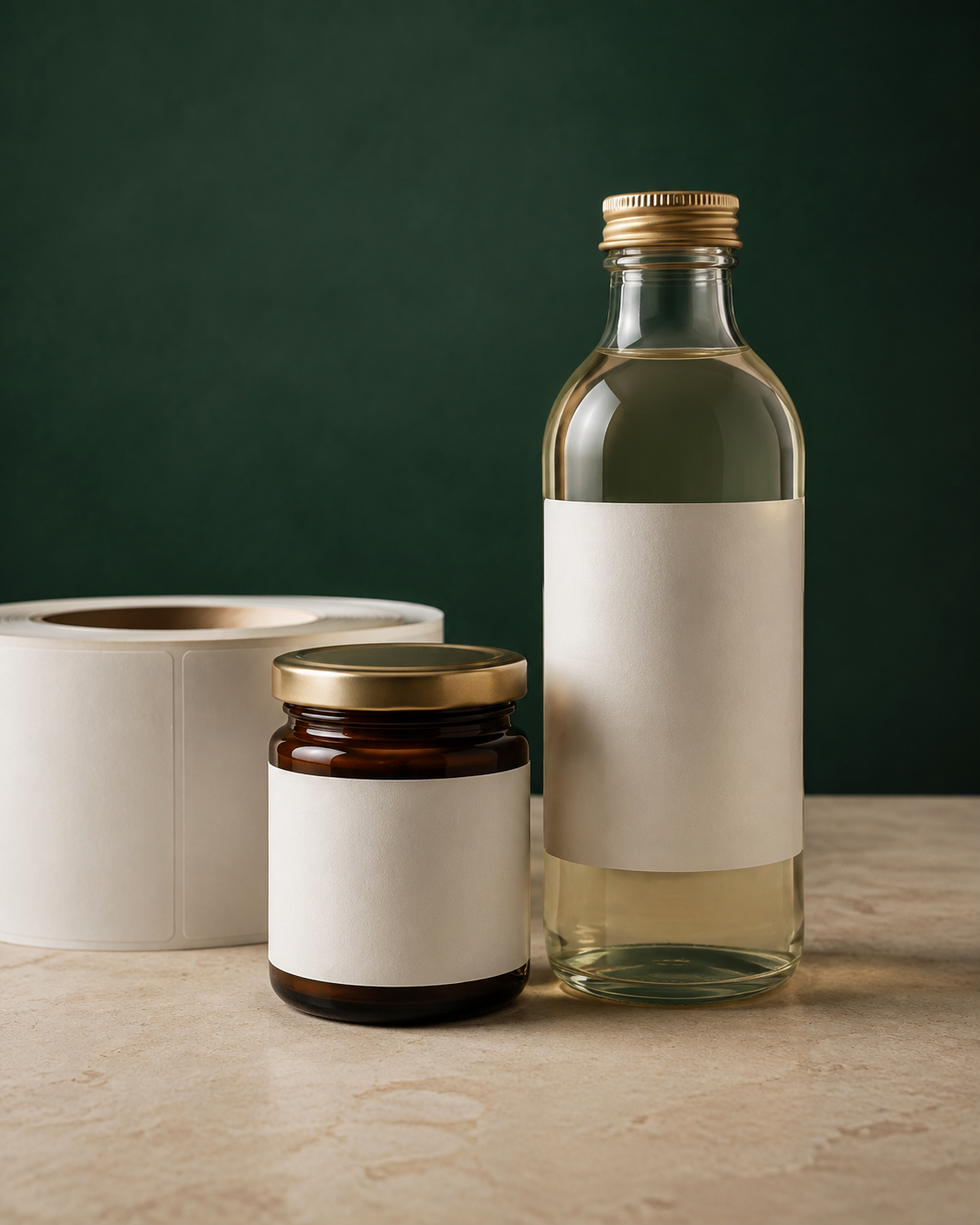 Waterproof food product labels